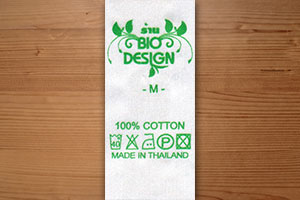 Printed Satin Labels ป้ายพิมพ์ซาติน